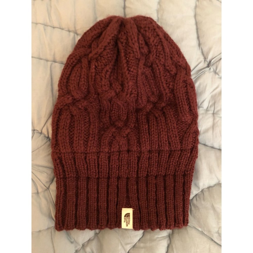 The North Face Fleece Purple Beanie